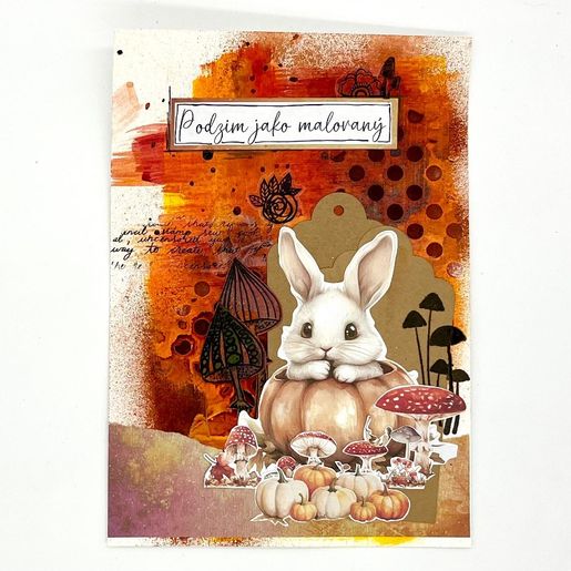 Kreativní blok Studio Light Mixed Paper Pad, A5, 42 l. - Povedený podzim