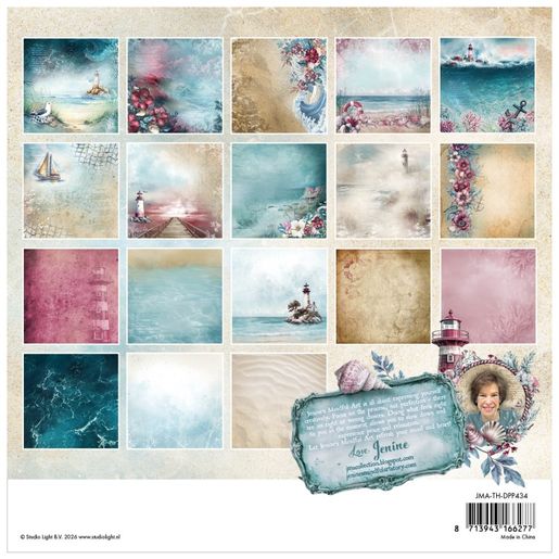 Blok podkladových papírů Studio Light "Tide of Hope", 20,3x20,3 cm, 36 l.