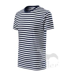 Tričko unisex Malfini Sailor, vel. XS - modré, pruhované