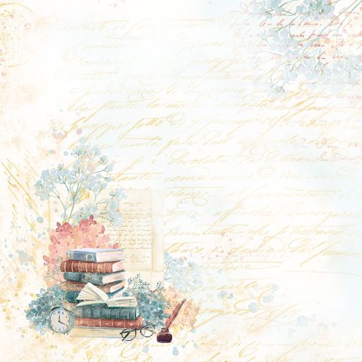 Blok scrapbookových papírů Studio Light "Write Your Story", 30,5x30,5 cm, 12 l.