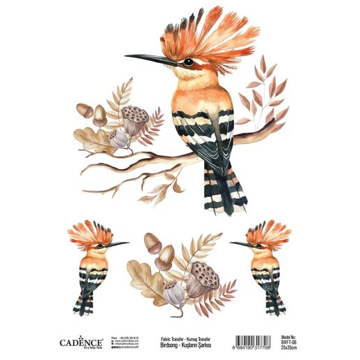 Transferový obrázek na textil Cadence, 25x35 cm - Dudek