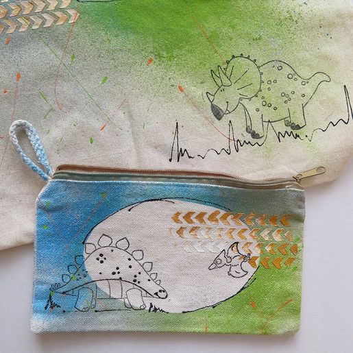 Dětská razítka Aladine Stampo Minos, 10 ks - Dinosauři