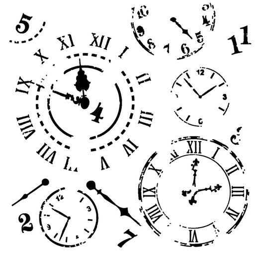 Šablona TCW - Time Travel - VYBERTE VELIKOST