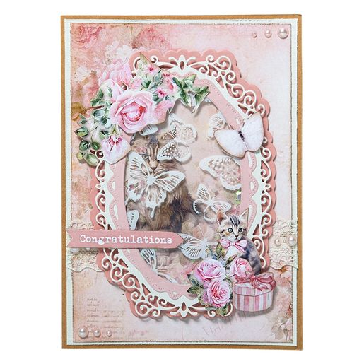 Blok s papírovými výseky Studio Light "A Cat