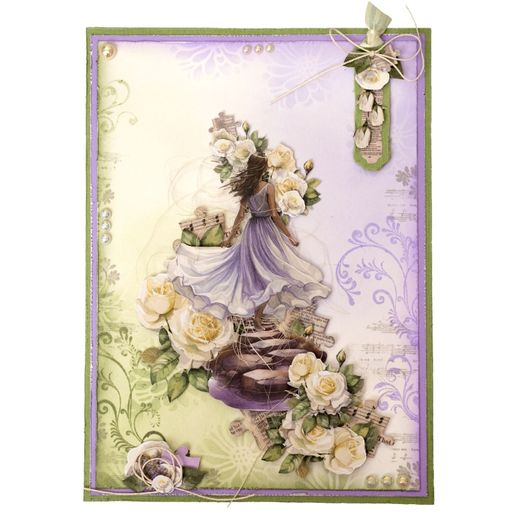 Kreativní blok Studio Light "Growing & Blooming", 20,3x20,3 cm, 36 l.