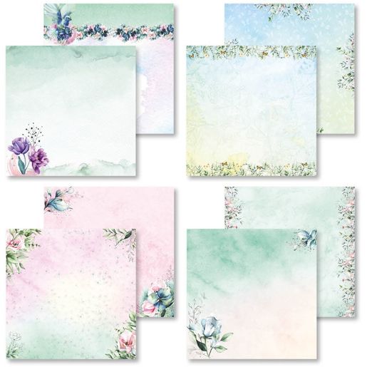 Scrapbooková sada Studio Light "Blooming Butterfly", 30,5x30,5 cm, 12 l.