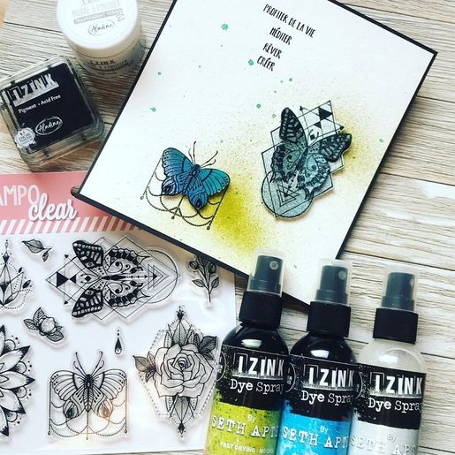 Akvarelový inkoust Aladine Izink Dye Spray, 80 ml  - VYBERTE ODSTÍN