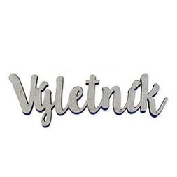 Kartonový výsek, 9x3,1 cm - Výletník