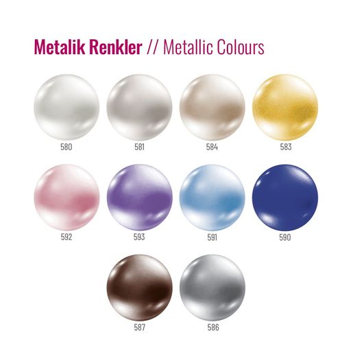 Metalické tekuté perly Cadence, 25 ml - VYBERTE ODSTÍN