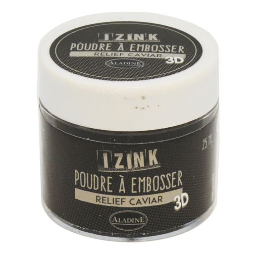 Embosovací prášek Aladine, 25 ml - caviar, černá