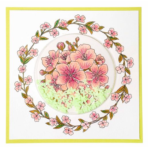 Plastová krytka na výrobu chrastidla Studio Light, 8 cm, 10 ks - Kruh, velký