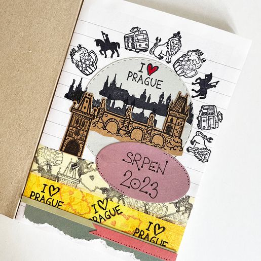 Razítka Aladine Stampo City, 12 ks - Praha