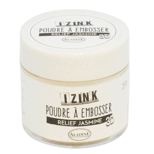 Embosovací prášek Aladine, 25 ml - jasmine, bílá