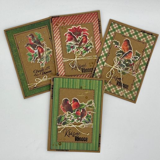 Blok podkladových papírů Studio Light "Vintage Christmas", A4, 36 l. - Vánoční nostalgie