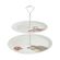 Porcelánový etažér Wrendale Designs, 2 patrový - Ježek a myška