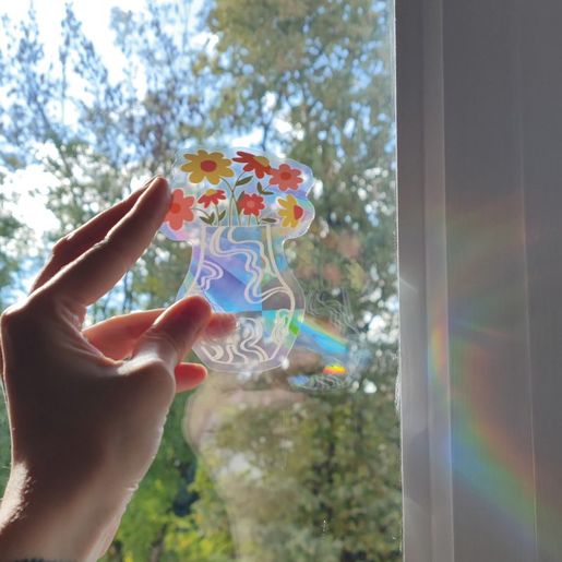 Samolepicí lapač slunce Aladine - Motýl