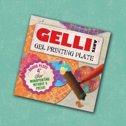 Gelli Plate – gelová podložka pro tisk, kruh – VYBERTE VELIKOST