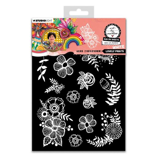 Propisot Studio Light "25", A5, 6 l. - Bílé květiny