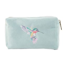 Vyšívaná kosmetická taštička Wrendale Designs "Wisteria Wishes" - Kolibřík