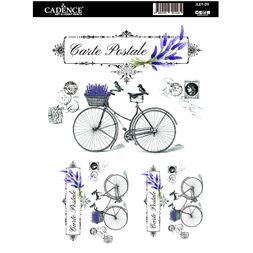 Transferový obrázek Cadence Easy Transfer, 25x35 cm - Levandulové kolo