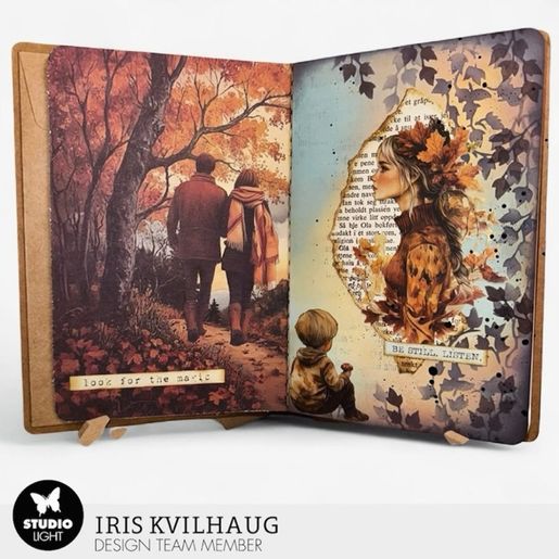 Papírové výseky Studio Light "Autumn in the Woods", 35 ks - Podzim v lese