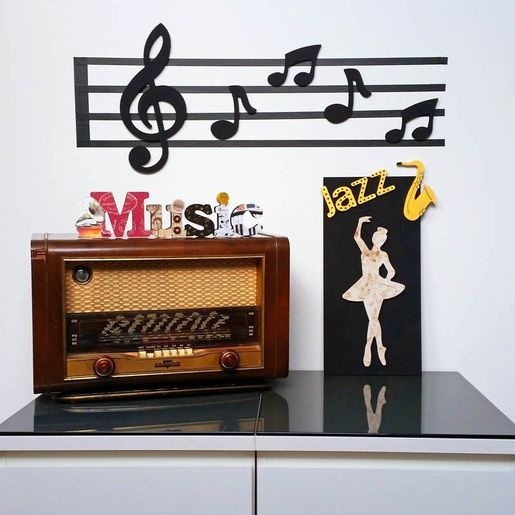 Dřevěný výřez k dekoraci Gomille, 6x17 cm - Balerína