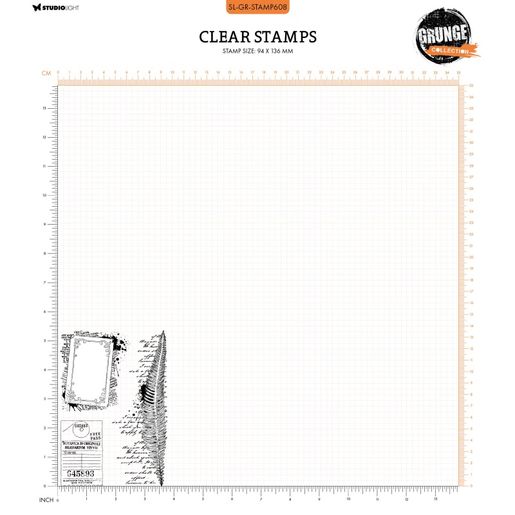 Gelová razítka Studio Light "Grunge", 3 ks - Vintage vstupenky