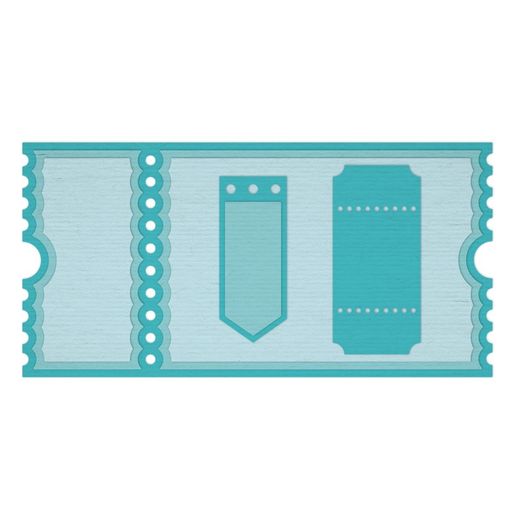 Vyřezávací šablony Studio Light, 8 ks - Velký tiket