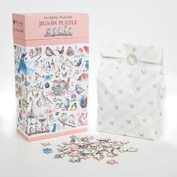 Puzzle Wrendale Designs "Garden Birds", 1000 dílků - Ptáčci