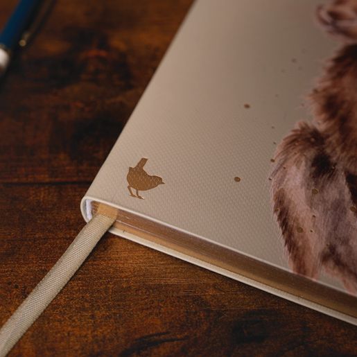 Luxusní zápisník Wrendale Designs "Golden Hour", A5, linkovaný - Zajíc
