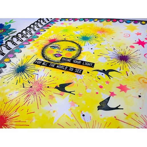 Skicák Studio Light "25", A4, 30 l. - Květinový