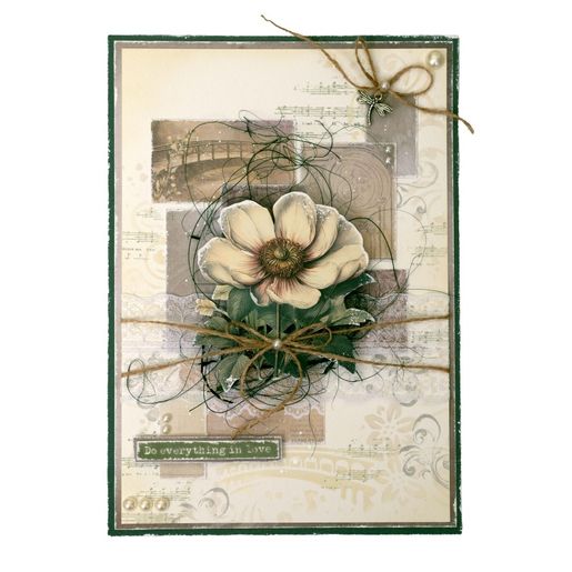 Blok s papírovými výseky Studio Light "Growing & Blooming", A5, 20 l.