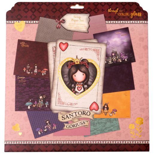 Scrapbooková sada Studio Light "Gorjuss", 30,5x30,5 cm, 10 l. - Za zrcadlem