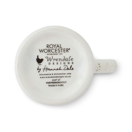 Vánoční porcelánový džbán na květiny Wrendale Designs "Festive Fox" - Liška