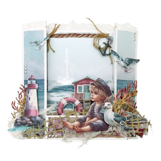 Blok podkladových papírů Studio Light "Tide of Hope", 20,3x20,3 cm, 36 l.