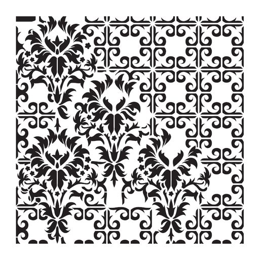 Šablona Cadence, kolekce HomeDeco - Ornamenty 3