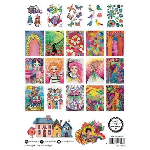 Kreativní blok Studio Light "25", 17x24 cm, 40 l. - Rozmarný svět