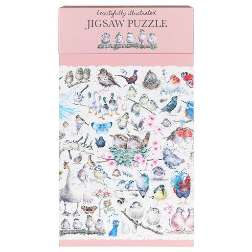 Puzzle Wrendale Designs "Garden Birds", 1000 dílků - Ptáčci