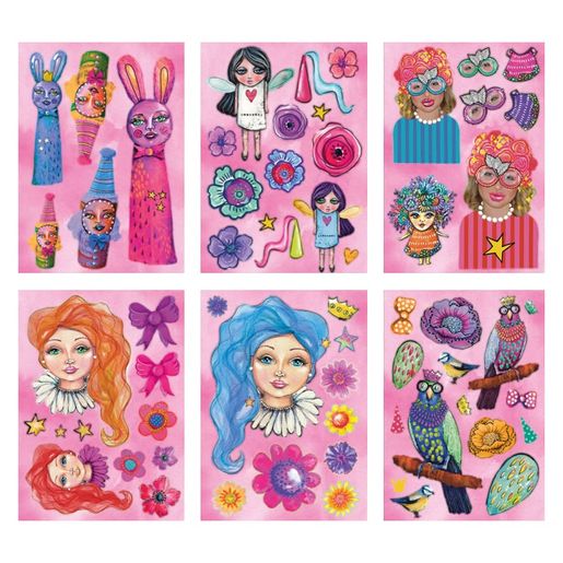 Blok s papírovými výseky Studio Light "26", A4, 70 l. - Extra velké