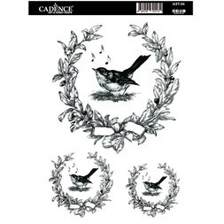 Transferový obrázek Cadence Easy Transfer, 25x35 cm - Ptačí písnička