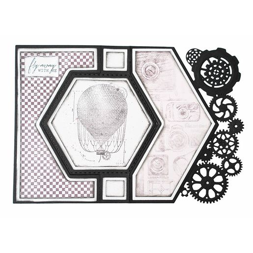 Gelová razítka Studio Light "Vintage Treasures", 7 ks - Vintage motivy  
