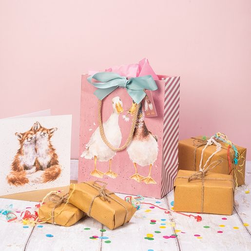 Dárková taška Wrendale Designs "Not a Daisy Goes By", střední - Kachny