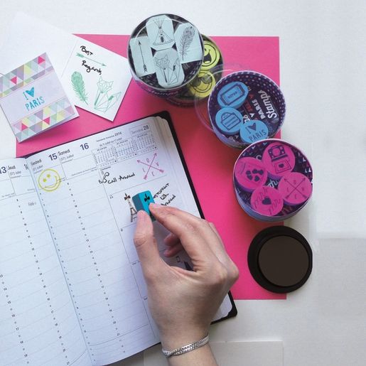 Razítka Aladine Stampo Kdo, 4 ks - Paříž