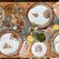 Porcelánové talíře Wrendale Designs, 4 ks - Lesní zvířata