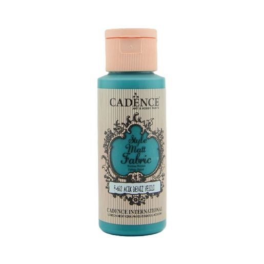Barva na textil Cadence Style Matt Fabric, 59 ml - light sea green, modrozelená