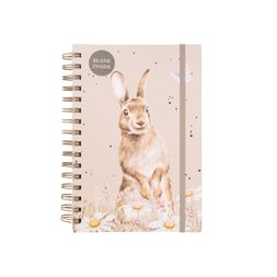 Kroužkový blok Wrendale Designs "Among the Daisies", A5, 96 l., čistý - Králík
