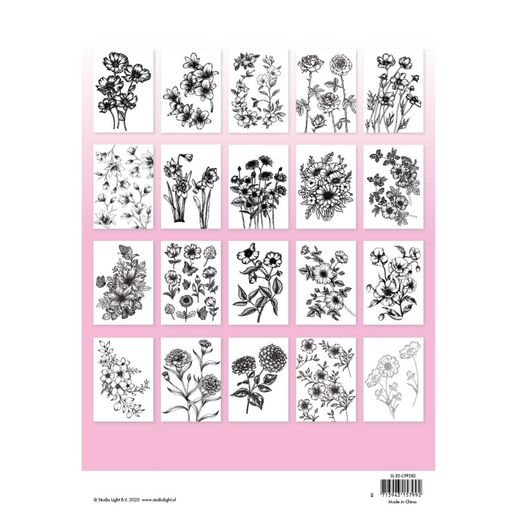 Omalovánky Studio Light, A5, 20 l. - Květiny