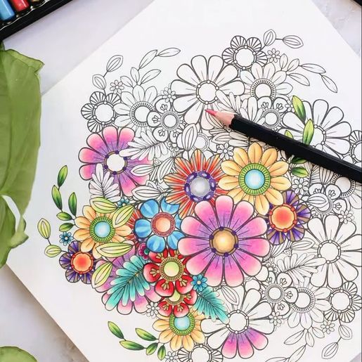 Omalovánky Studio Light, 20,3x20,3 cm, 20 l. - Mandaly