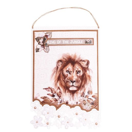 Vyřezávací šablony Studio Light, 13 ks - Karty s kytičkami