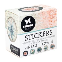 Samolepky Studio Light, 100 ks - Vintage květiny